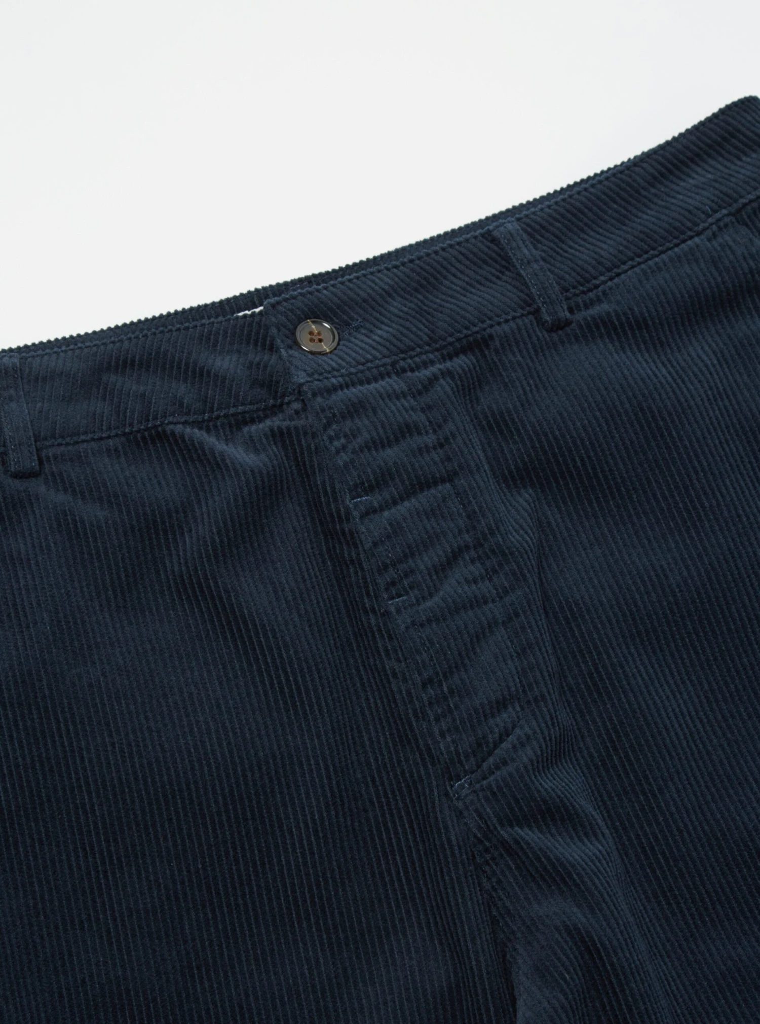 Universal Works Military Chino In Navy Cord - Image 3