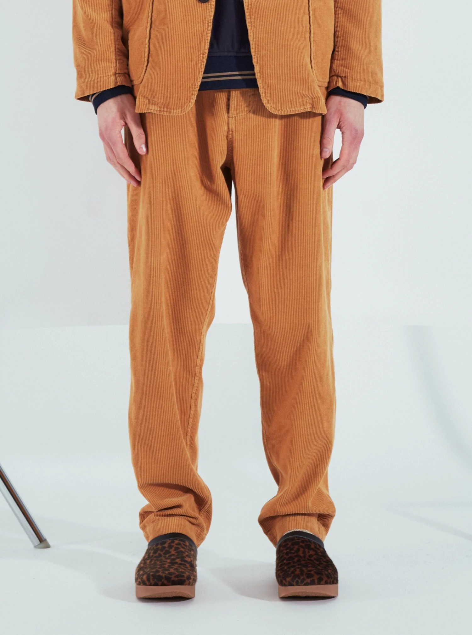 Universal Works Military Chino In Corn Cord - Image 3