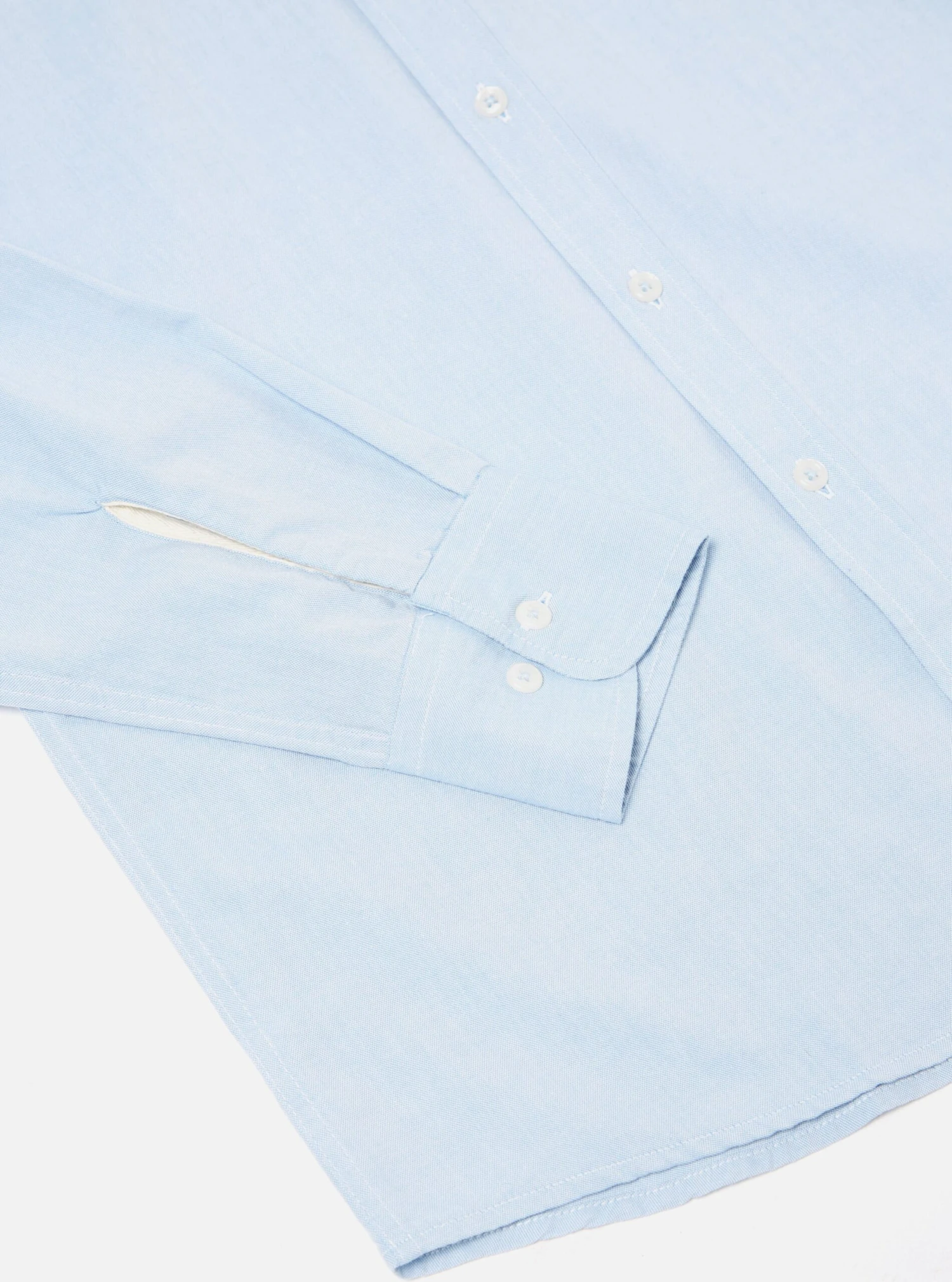Universal Works Daybrook Shirt In Sky Organic Oxford - Image 5
