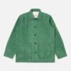 Universal Works Easy Over Jacket In Green Harris Tweed