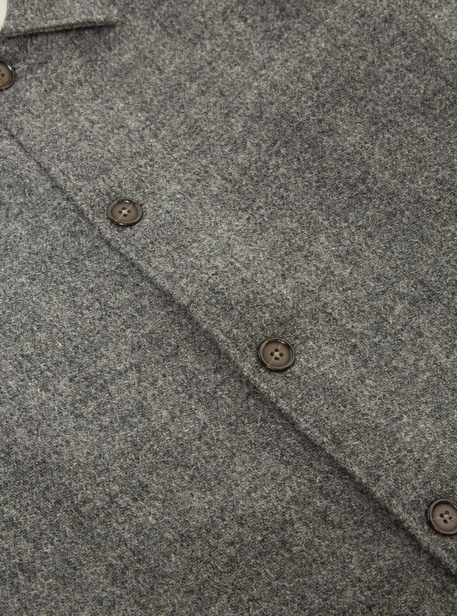 Universal Works Easy Over Jacket In Grey Harris Tweed - Image 5