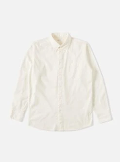 Universal Works Daybrook Shirt In Ecru Super Fine Cord