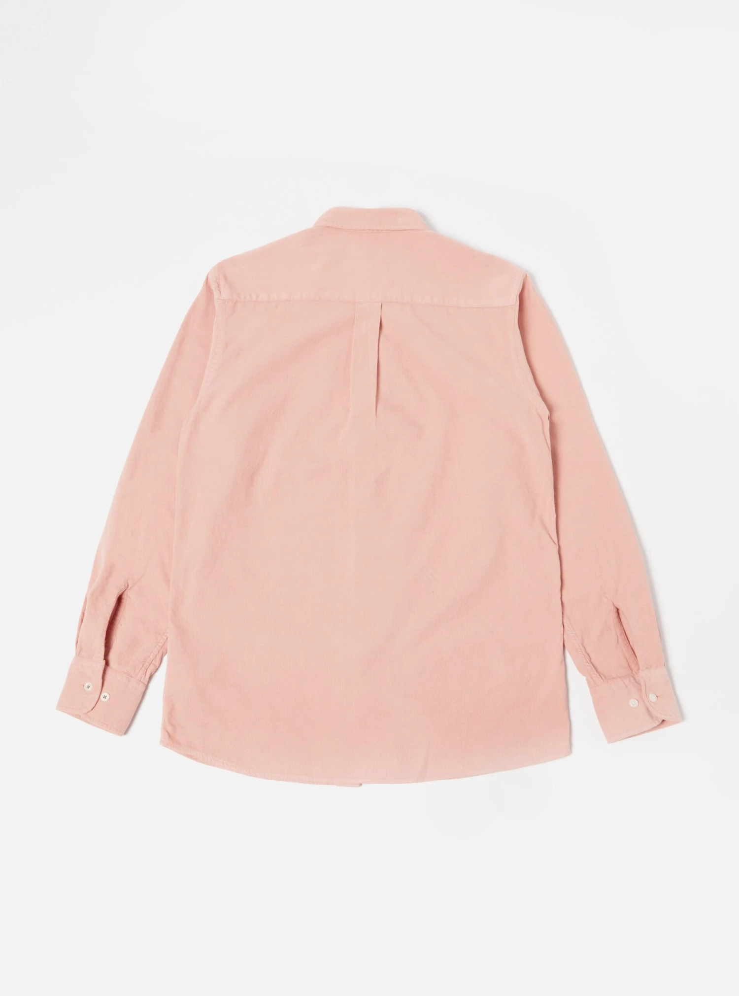Universal Works Daybrook Shirt In Pink Super Fine Cord - Image 2
