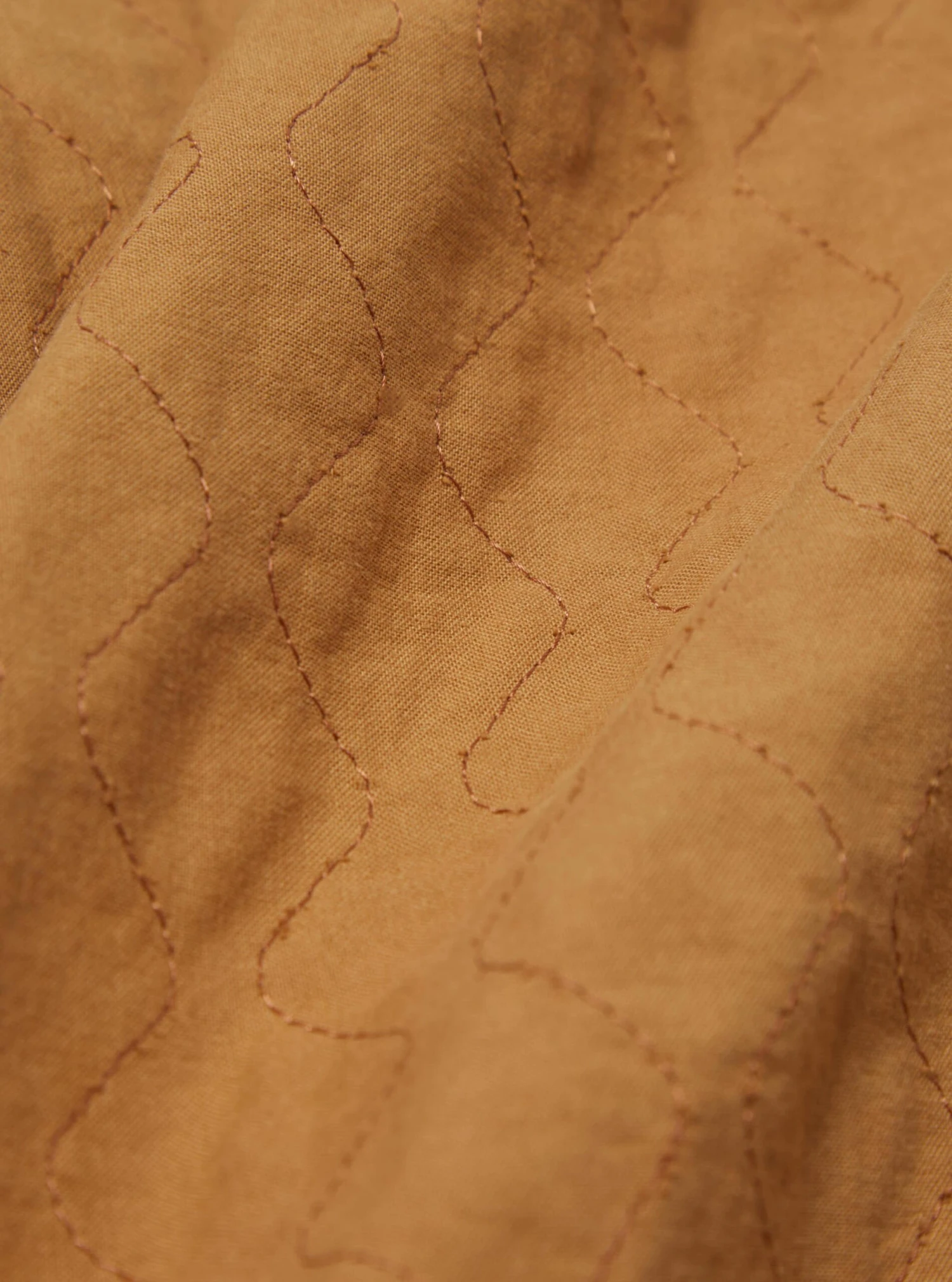 Universal Works Quilted Coverall Jacket In Cumin Cotton - Image 7