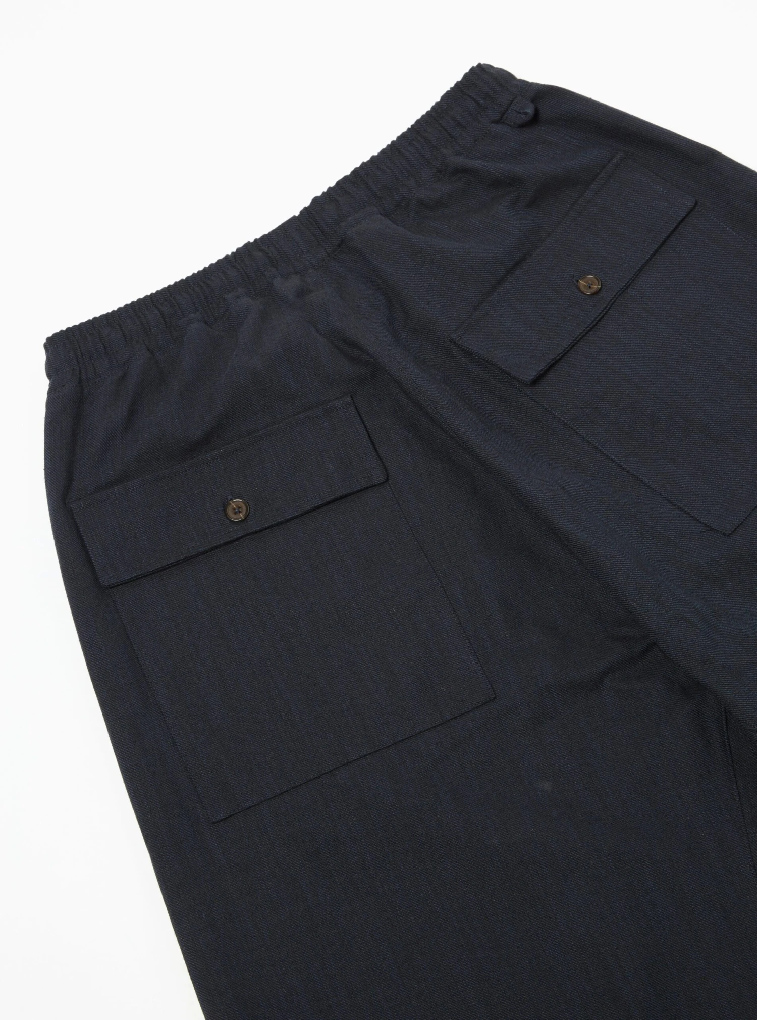 Universal Works Braga Pant In Navy Kyo Cotton - Image 5
