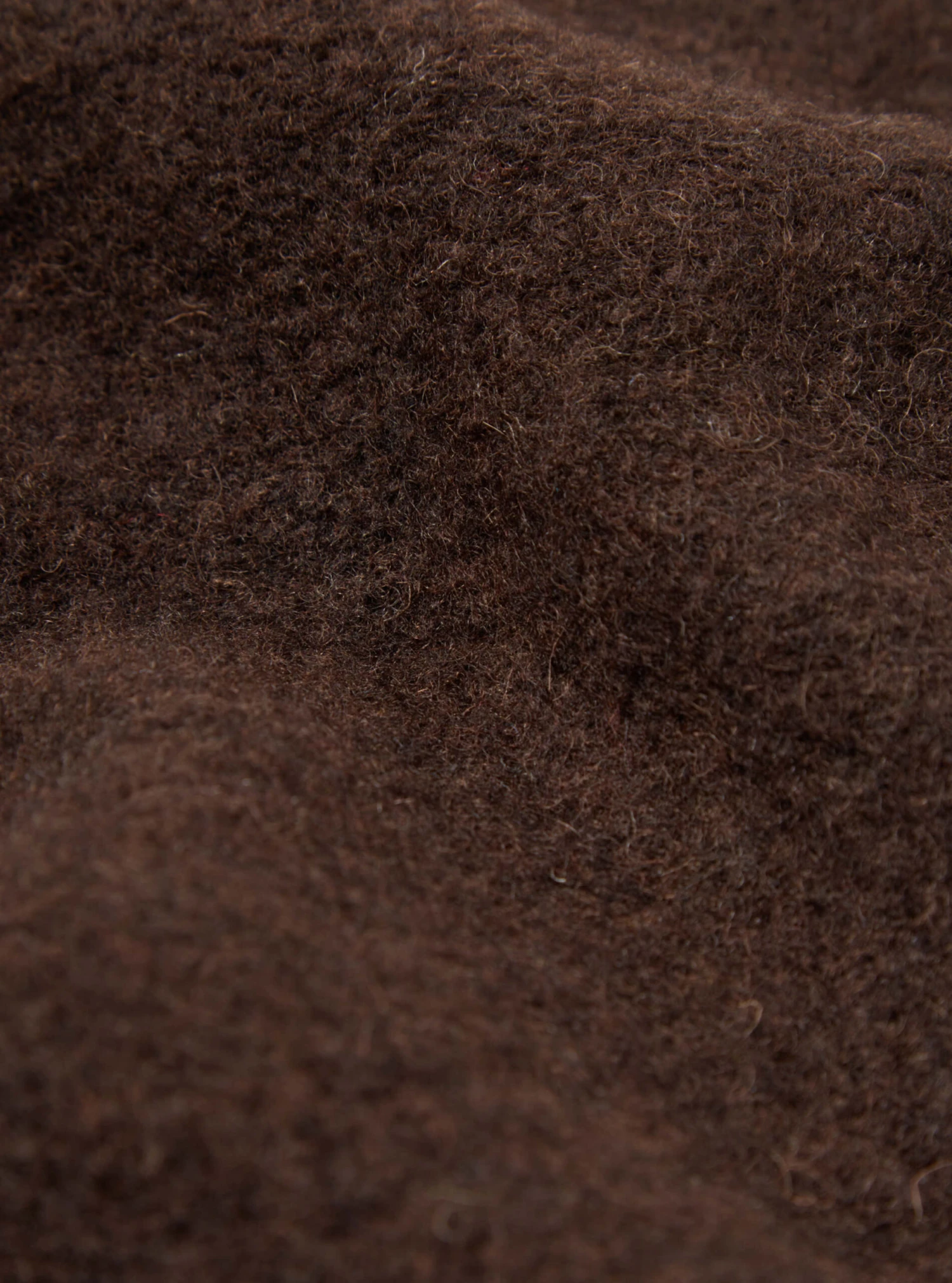 Universal Works Blanket Kyoto Work Jacket In Brown Studio Wool Mix - Image 8