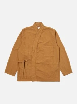 Universal Works Quilted Kyoto Work Jacket In Cumin Cotton