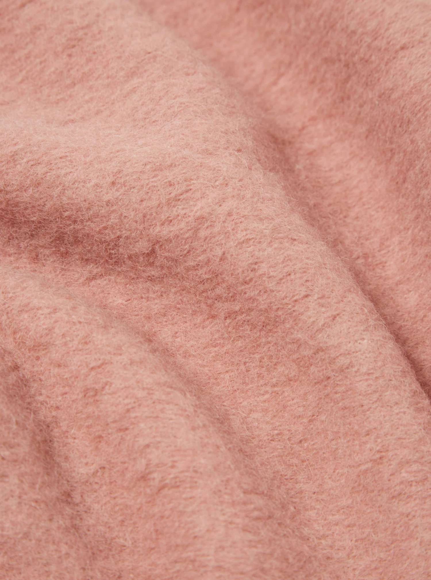 Universal Works Zip Bomber In Pink Wool Fleece - Image 6