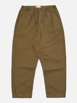 Universal Works Braga Pant In Olive Nebraska Cotton