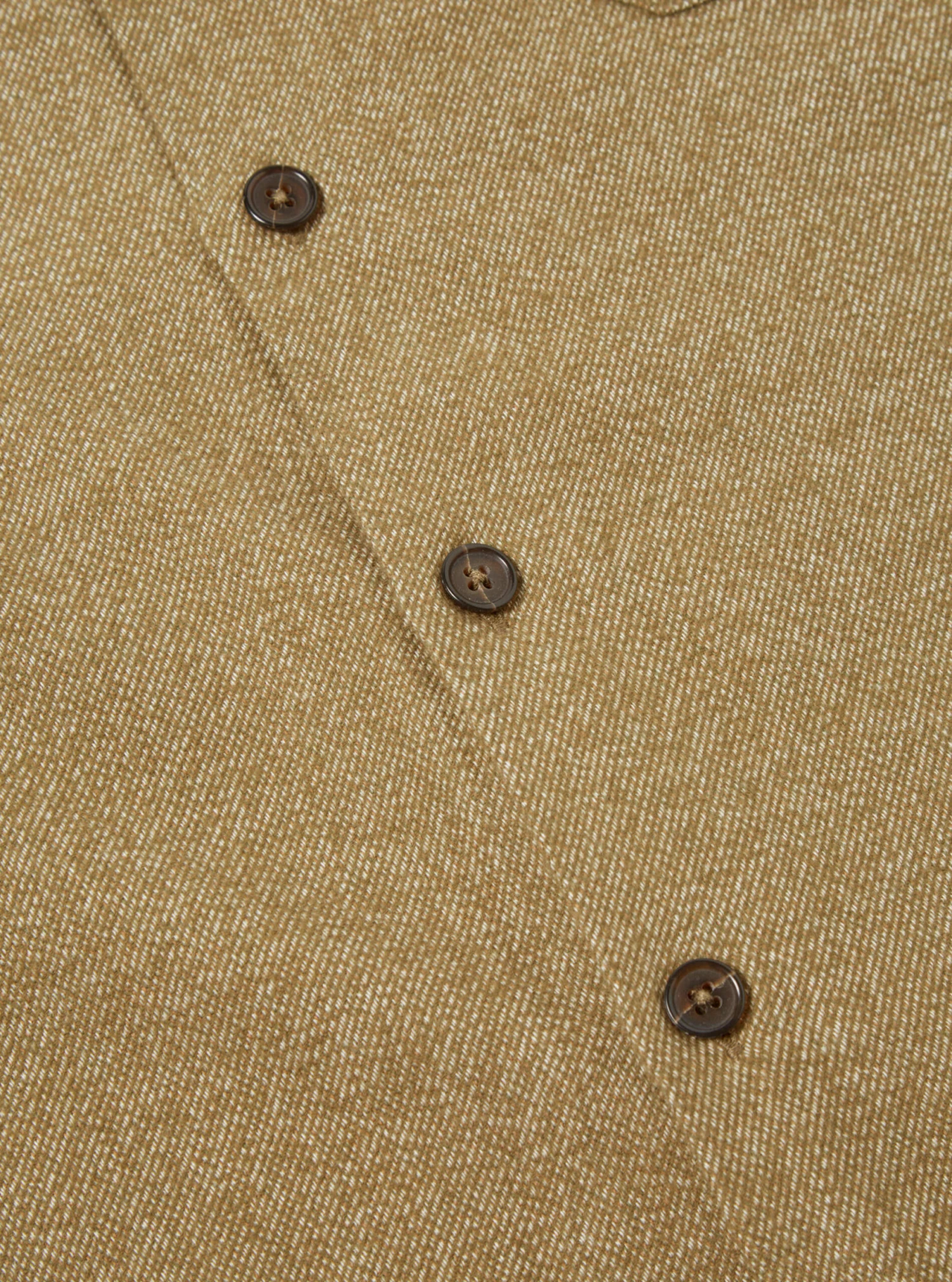 Universal Works Work Shirt In Olive Soft Flannel Cotton - Image 4