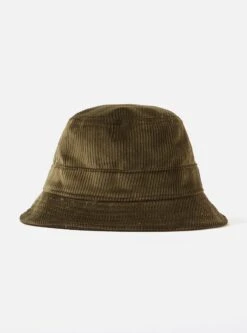 Universal Works Bucket Hat In Olive Brisbane Cord