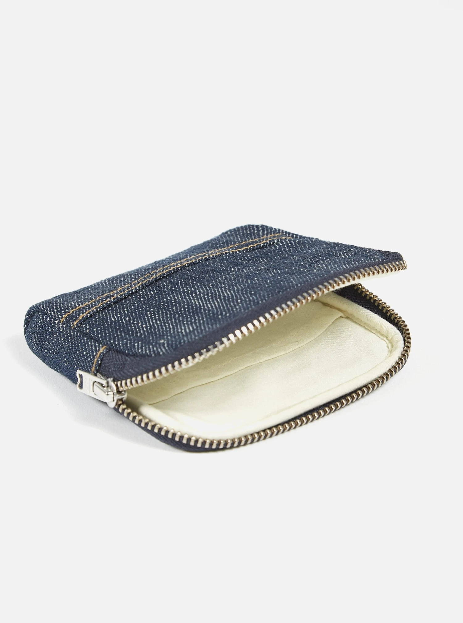Universal Works Euro Coin Pouch In Indigo Denim - Image 6