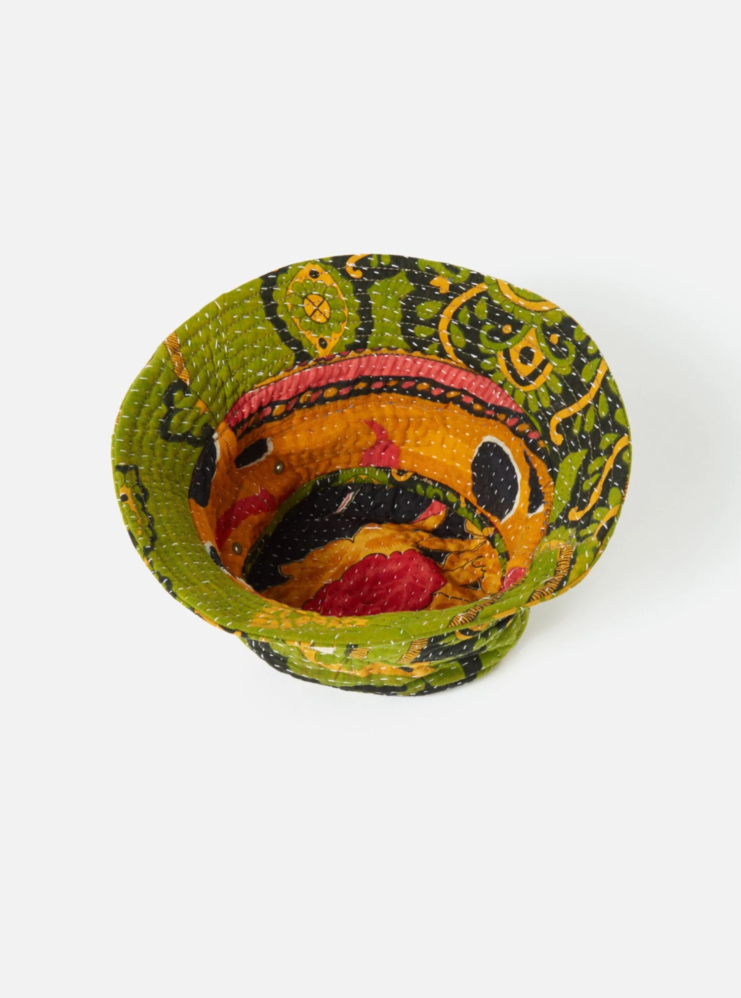 Universal Works Kantha Patchwork Bucket Hat #17 - Small. - Image 4