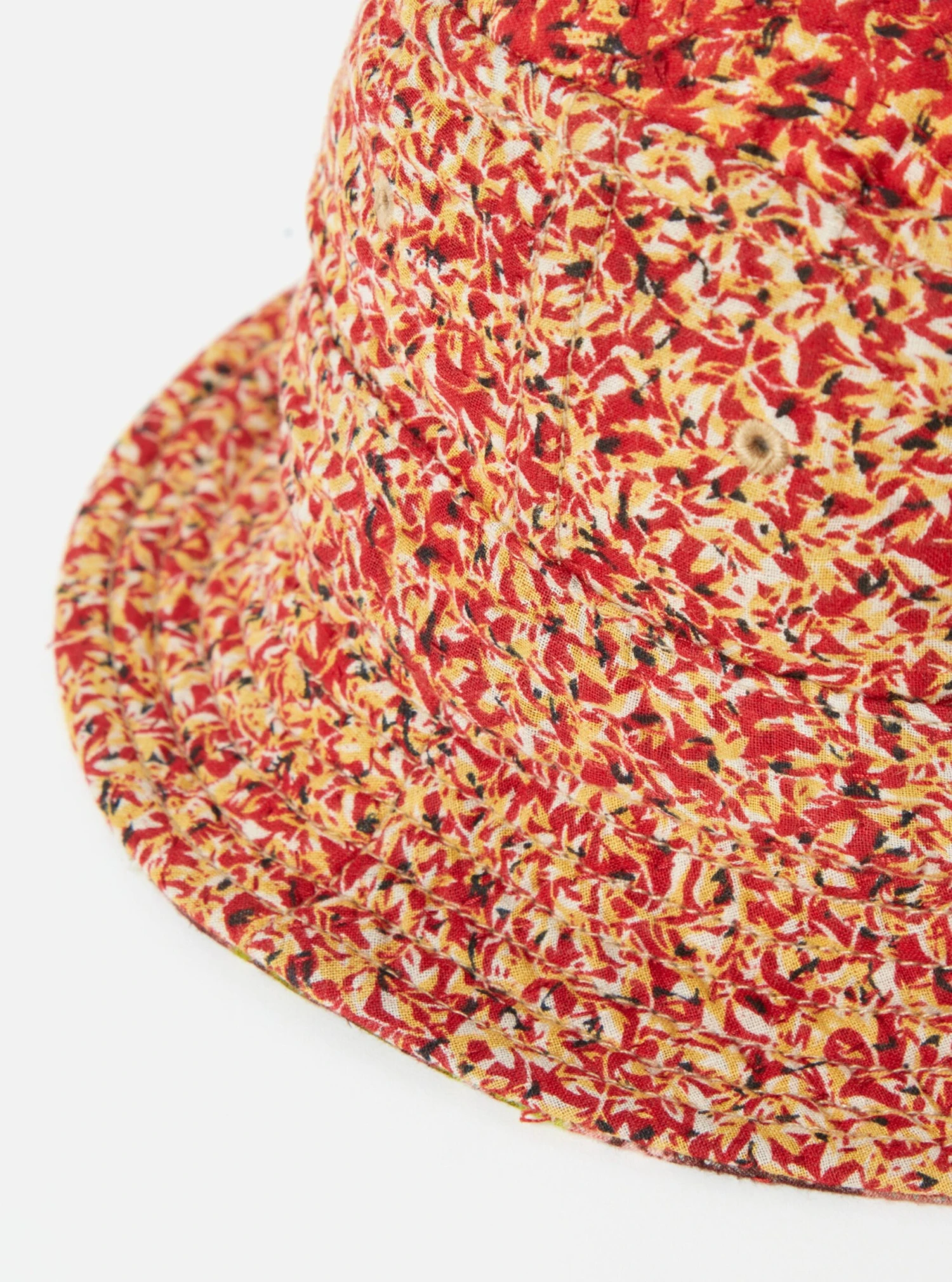Universal Works Kantha Patchwork Bucket Hat #18 - Small. - Image 3