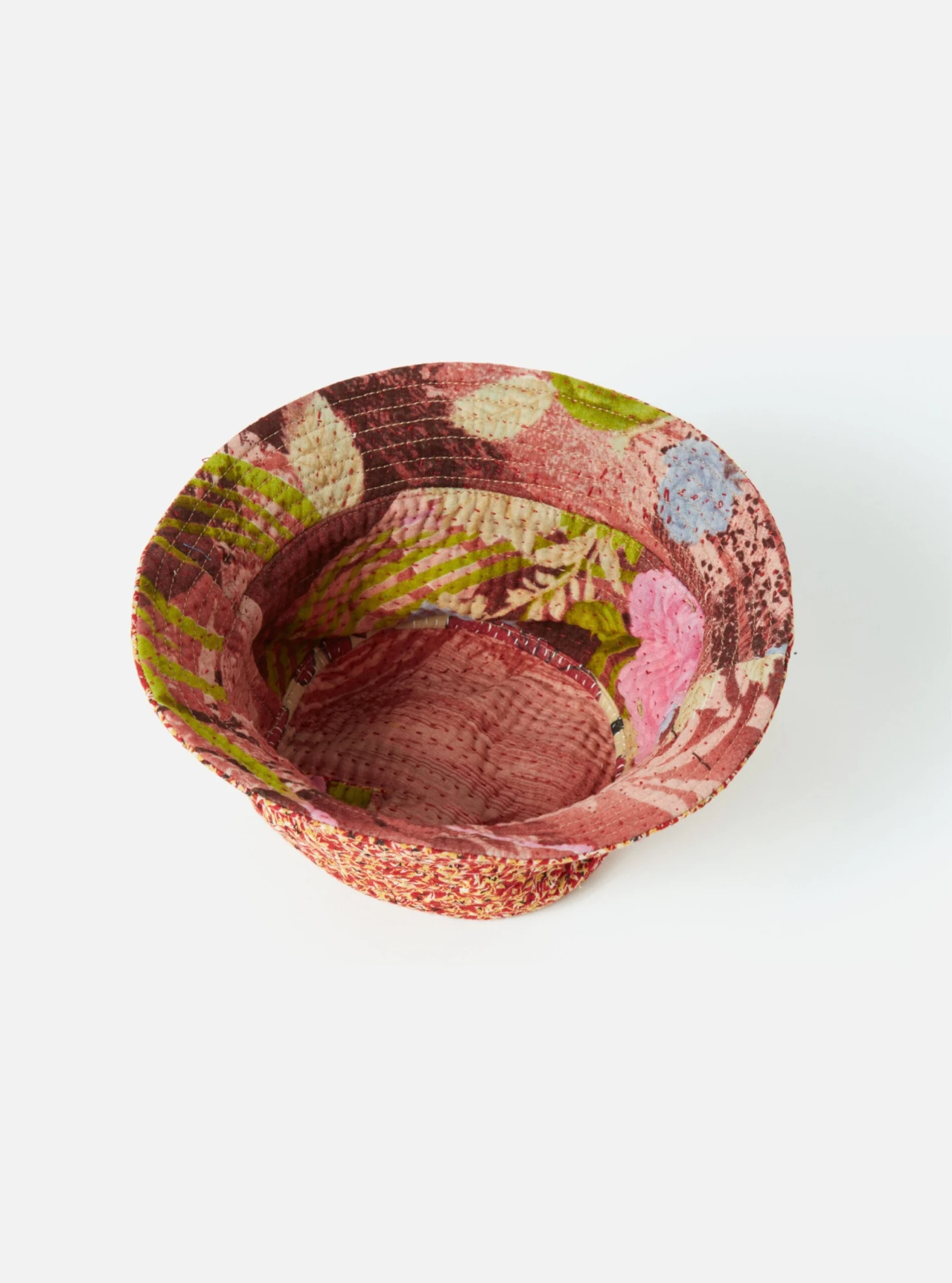 Universal Works Kantha Patchwork Bucket Hat #18 - Small. - Image 4