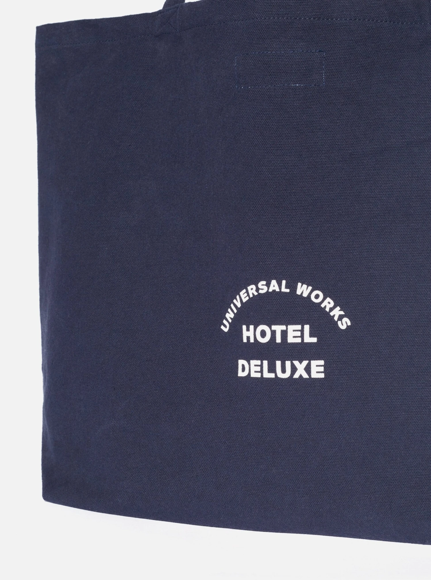 Universal Works Tote Bag In Navy Canvas - Image 5