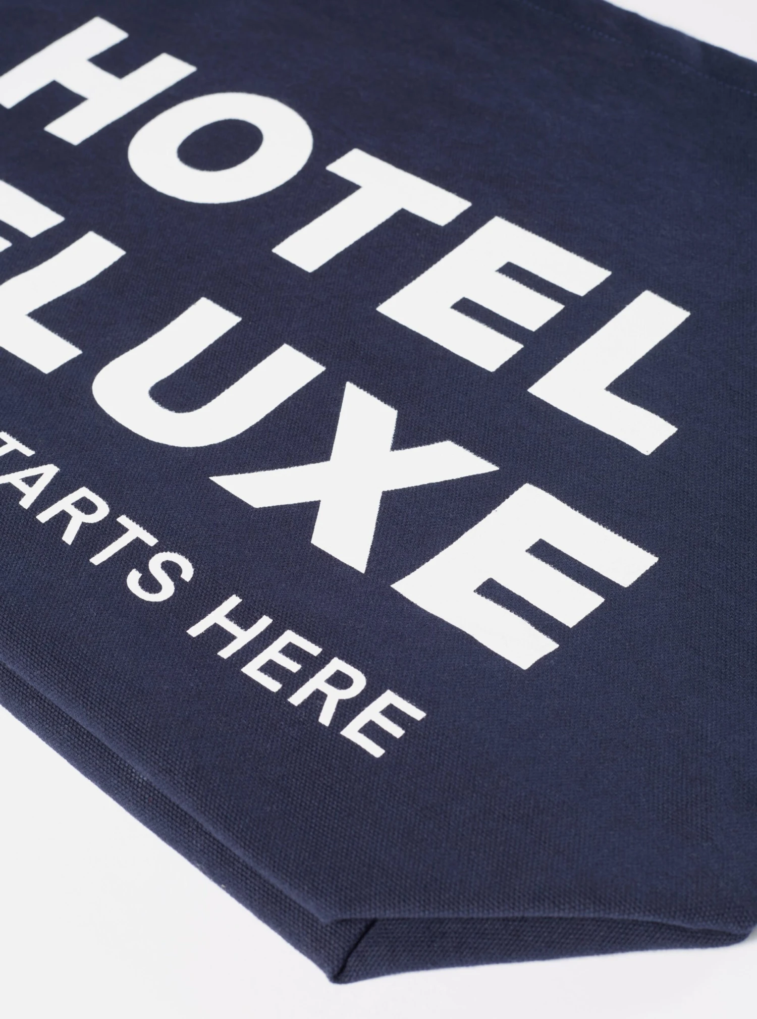 Universal Works Tote Bag In Navy Canvas - Image 6