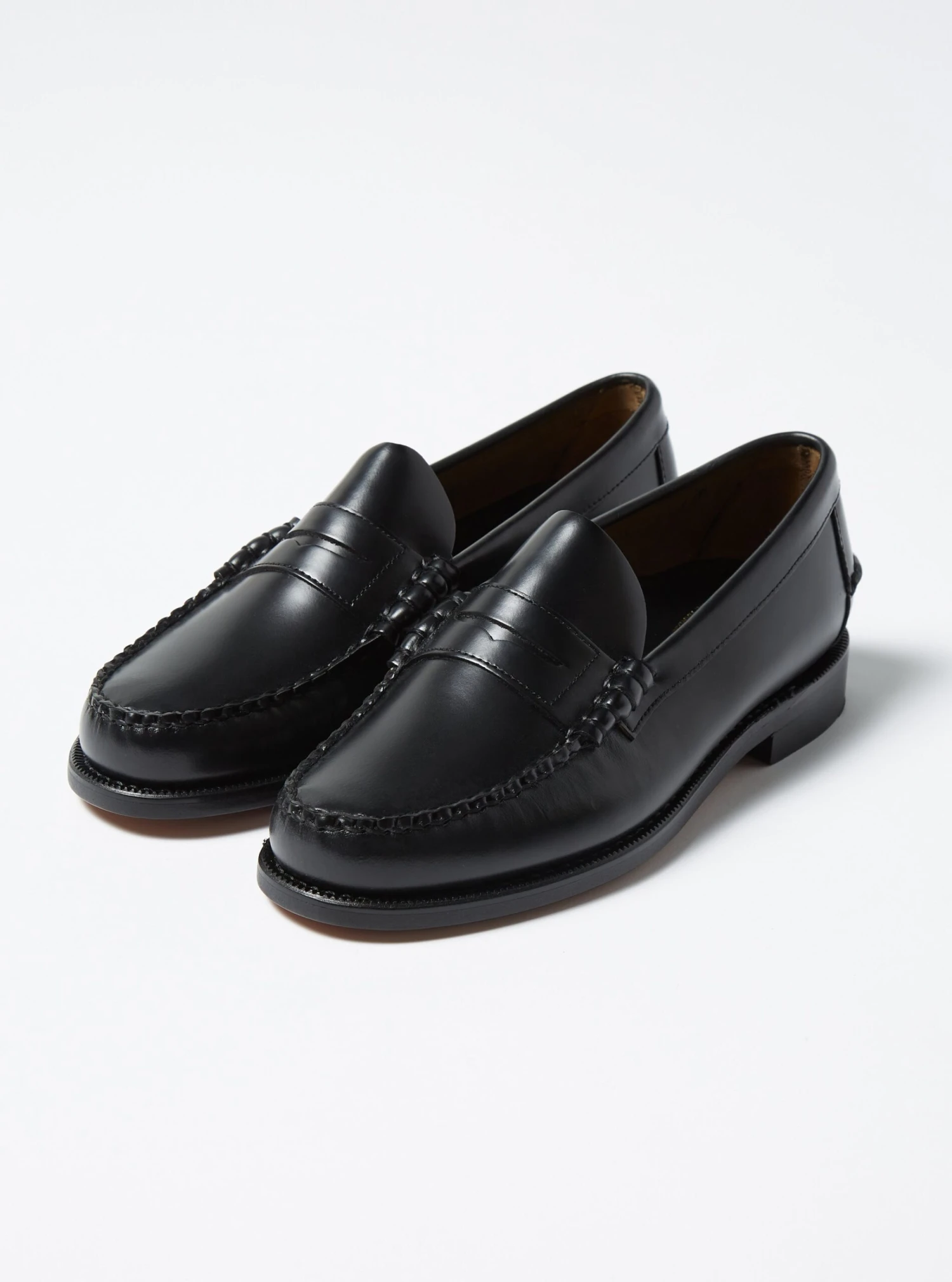 Sebago 'Dan' Penny Loafer In Black Leather - Image 4