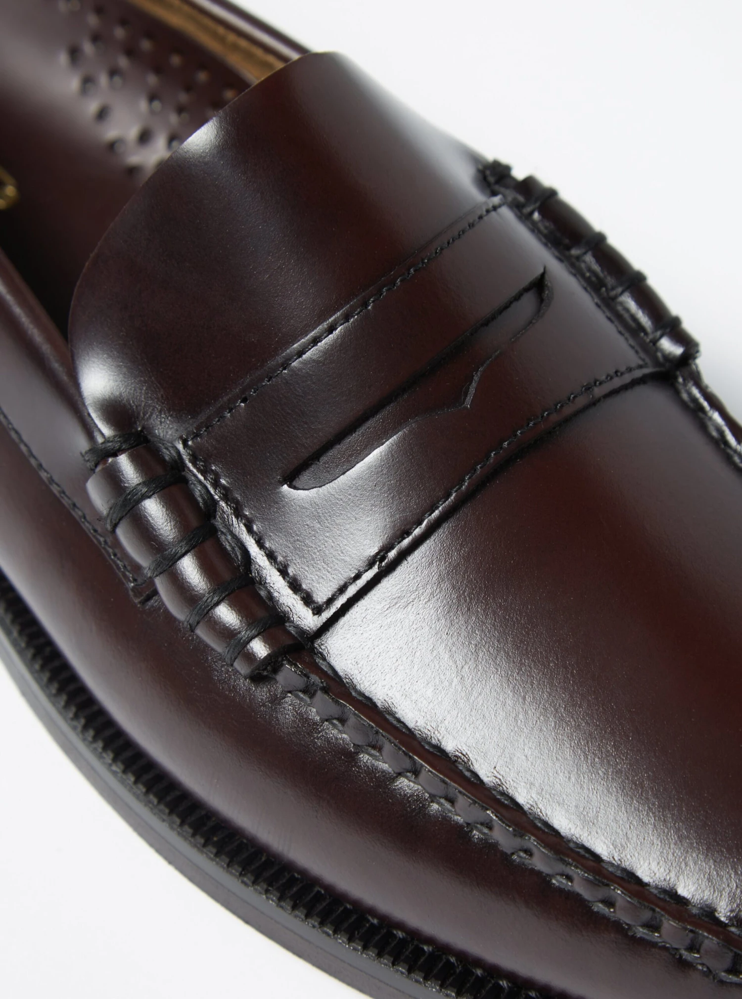 Sebago 'Dan' Penny Loafer In Burgundy Leather - Image 3