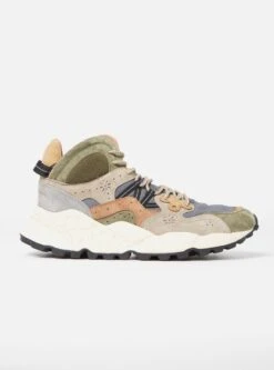 Flower Mountain Yamano 3 Mid Man In Nylon/Grey Suede