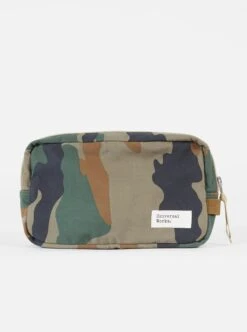 Universal Works Large Accessory Pouch In Twill Camo