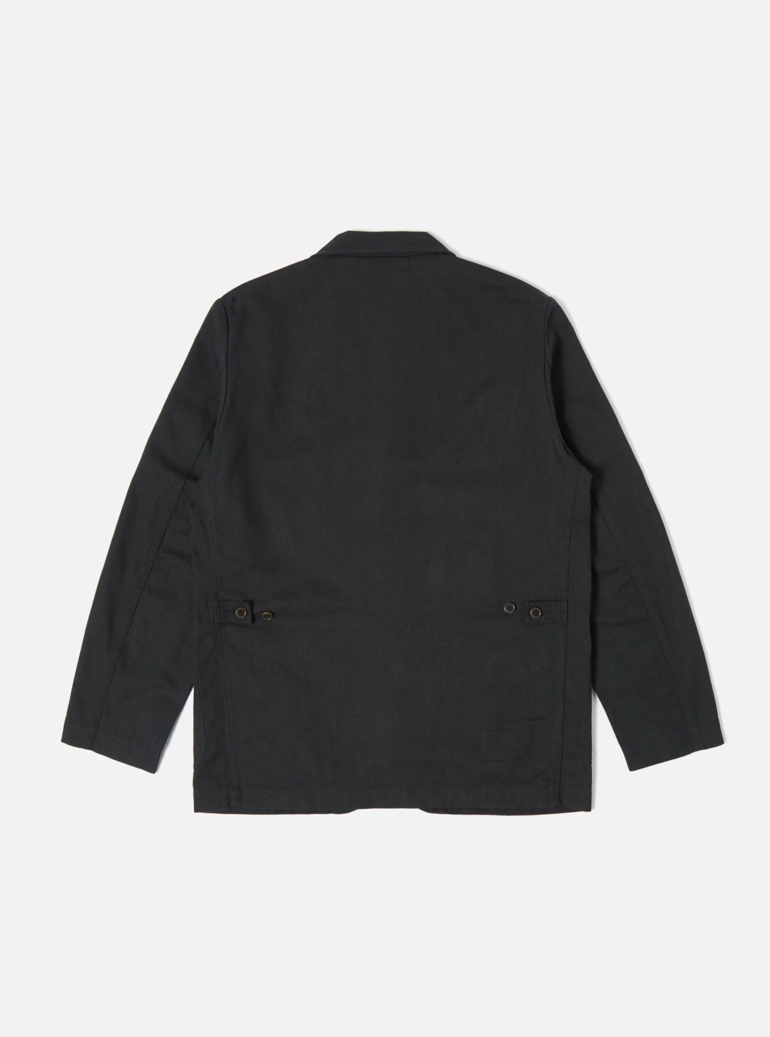 Universal Works Five Pocket Jacket In Black Winter Twill - Image 2