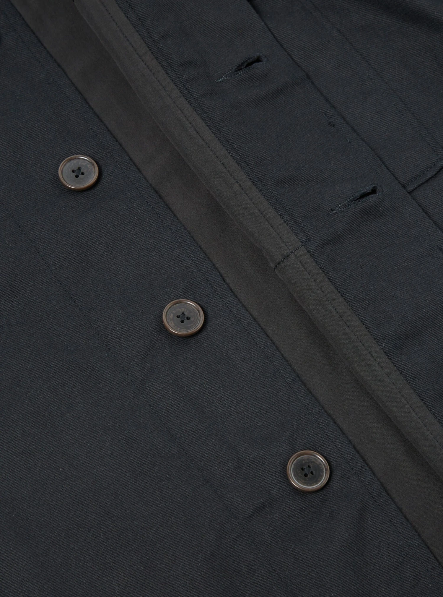 Universal Works Cruiser Jacket In Black Winter Twill - Image 5