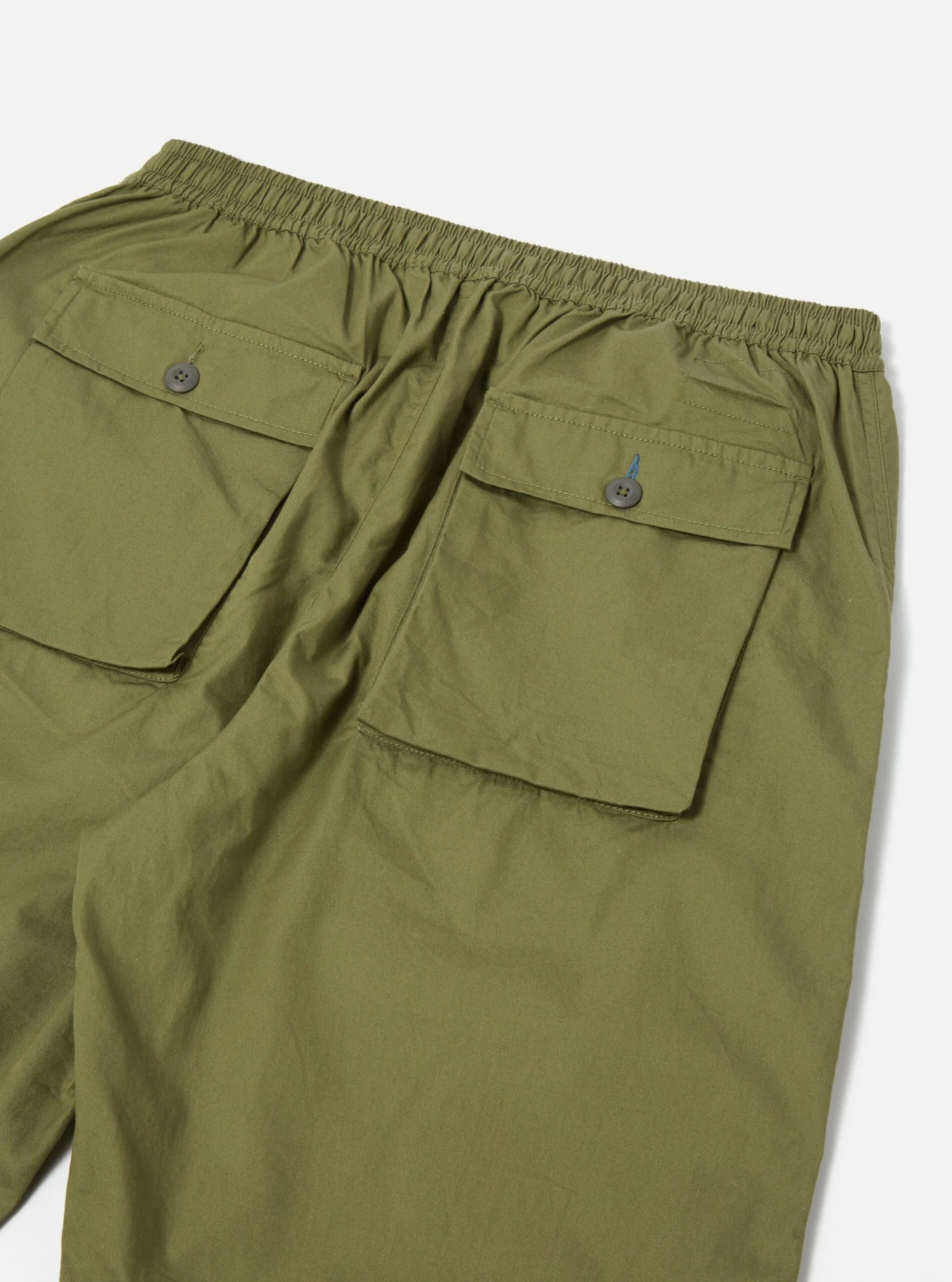 Universal Works Parachute Pant In Olive Fine Twill - Image 5