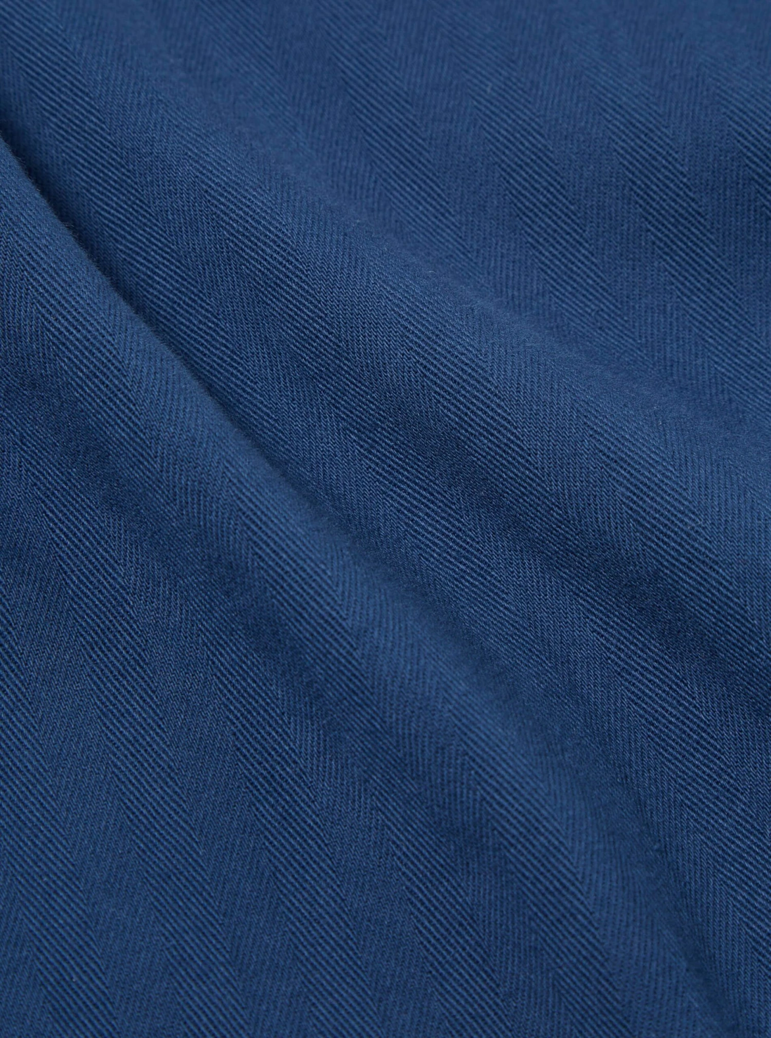 Universal Works Braga Pant In Washed Navy Italian Herringbone Cotton - Image 7