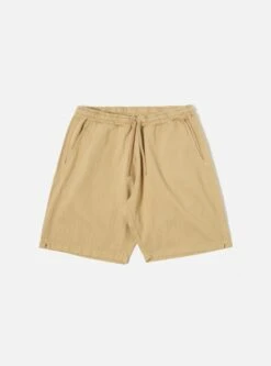Universal Works Lumber Short In Sand Italian Herringbone Cotton