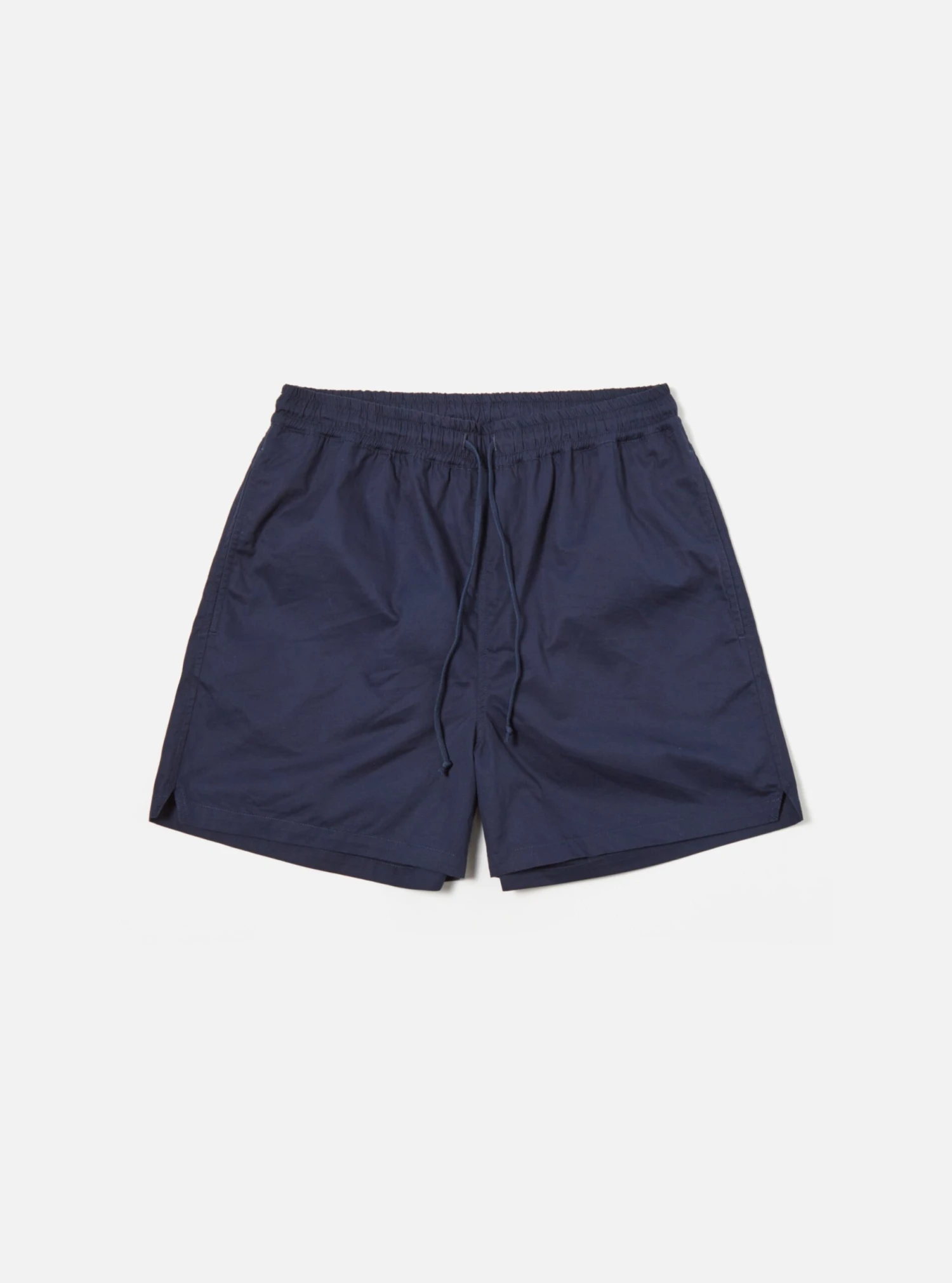 Universal Works Action Short In Navy Fine Twill
