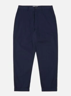 Universal Works RB Chino In Navy Fine Twill