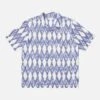 Universal Works Road Shirt In Ecru Summer Ikat