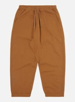 Universal Works Braga Pant II In Cumin Italian Herringbone Cotton