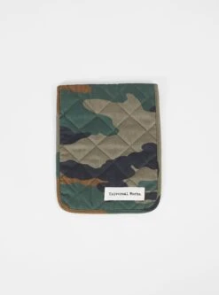 Universal Works IPad Case In Olive Camo Twill
